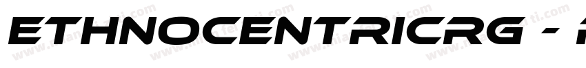 EthnocentricRg - Reg字体转换